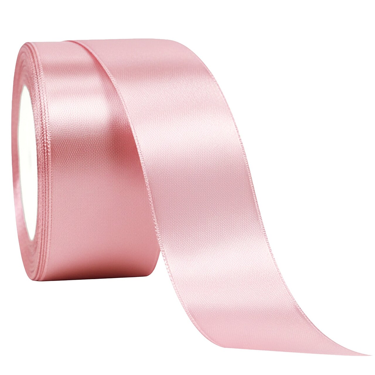 Wrapables 1.5 Inch x 25 Yards Satin Ribbon for Gift Wrapping, Weddings, Floral Bouquets, Bow Making, Party Decorations, DIY Crafts, Pink